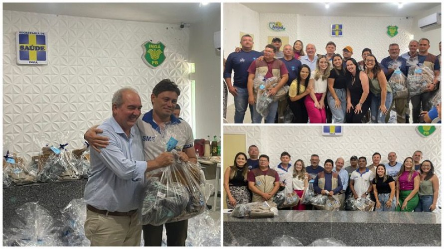 Agentes de saúde e de endemias recebem material e fardamento da Secretaria Municipal de Saúde de Ingá