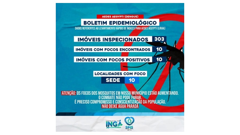 Saúde em alerta no combate ao mosquito Aedes Aegypti